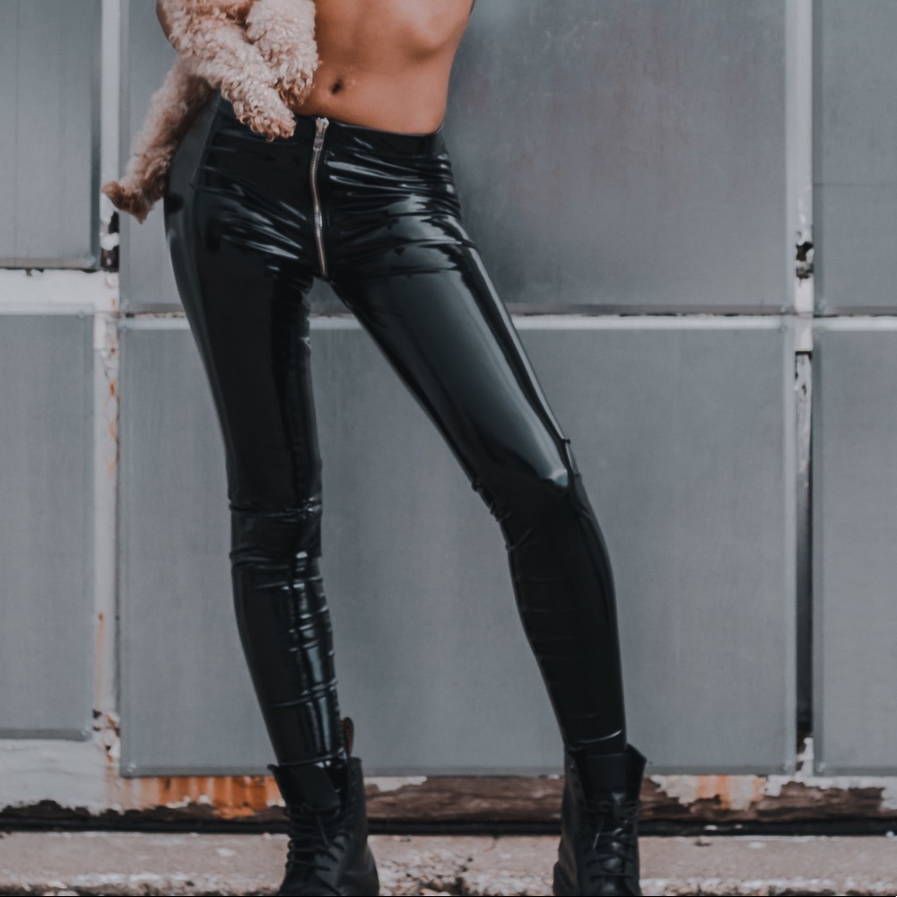 Dolls kill leather leggings